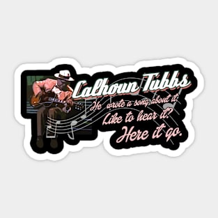 Calhoun Tubbs from IN LIVING COLOR Sticker